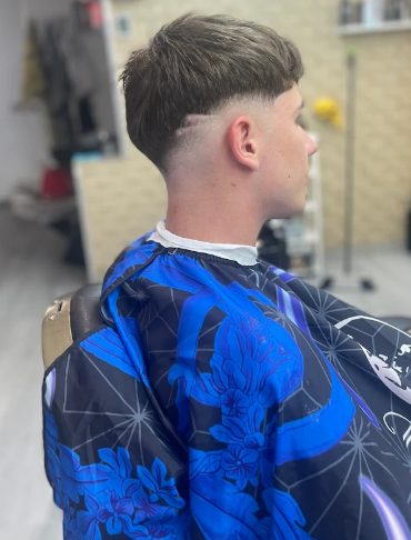 Textura natural con degradado en Barbería Neptuno Aguadulce